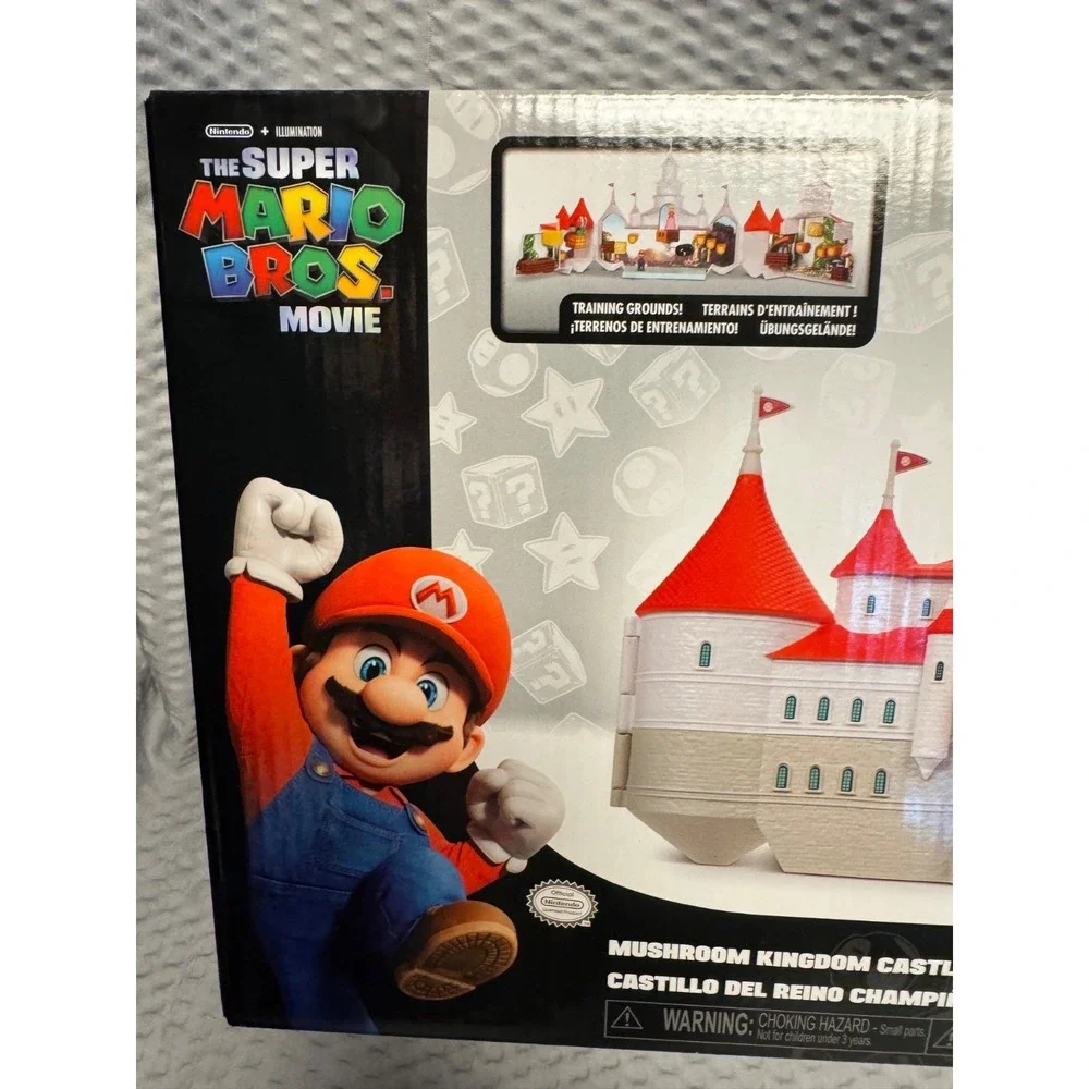 The Super Mario Bros Movie Play Set [ Mushroom Kingdom Castle ] NEW
